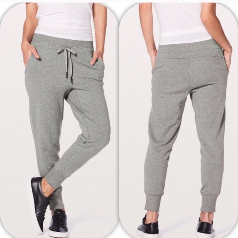 Gray Lululemon joggers